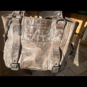 Frye motocross lather tote